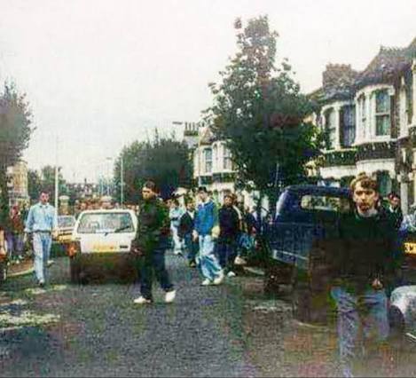 Millwall vs Hibs 1990: Bushwackers vs CSS Hibs Capital Servuce Crew in london 1990