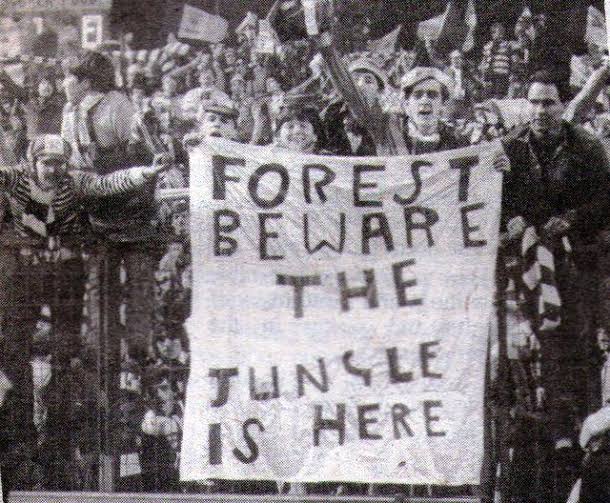 forest v celtic fans message
