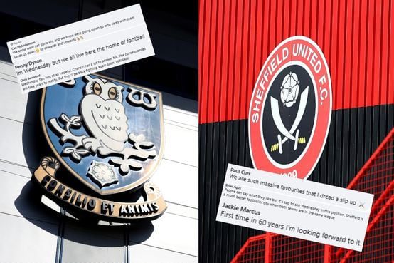 Sheffield Derby at Wembley 1993: A Day of Tragedy sheffield club crests 2