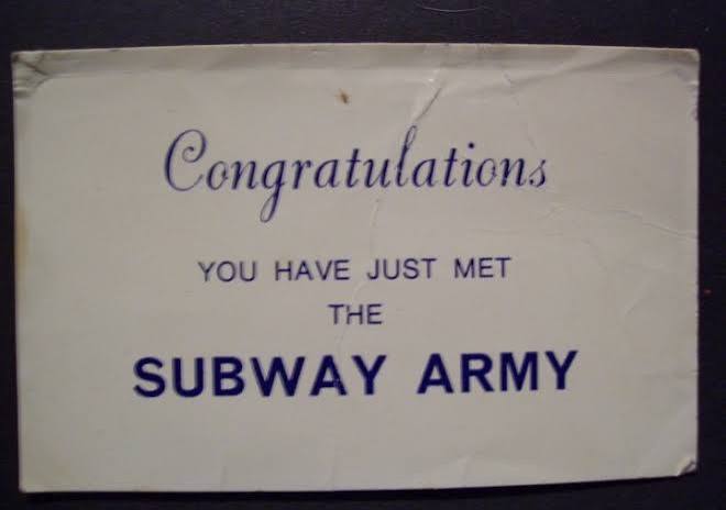 West Brom Sector 5 vs Wolves Subway Army | 1983 Clash subway army calling card