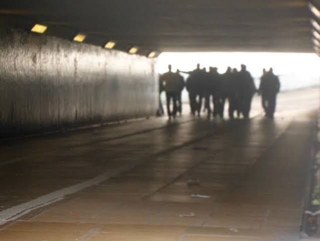 West Brom Sector 5 vs Wolves Subway Army | 1983 Clash subway army in subway