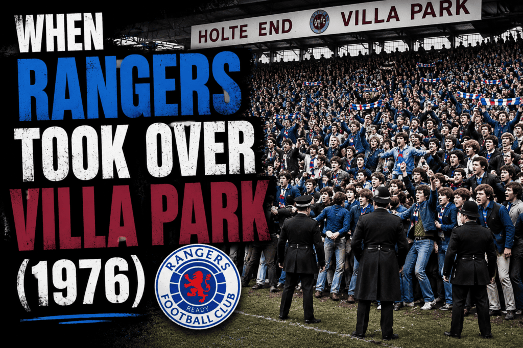 When Rangers Took Over Villa Park (1976) when rangers took over villa park 1972